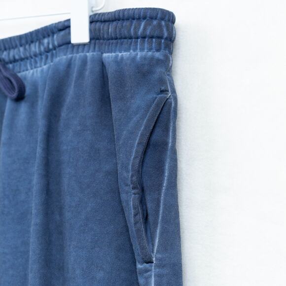SUN & STONE Drawstring Jogger Sweat Pants Indigo Mineral Wash Mens Sz XL - Picture 4 of 9